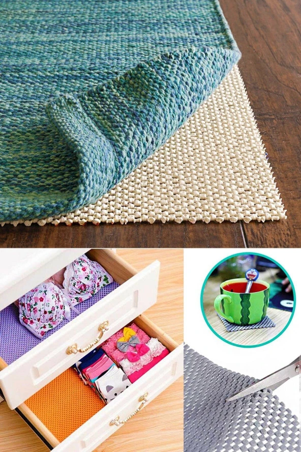 Halı Kaydırmaz Kalın Örtü-kaydırmaz Raf Örtüsü 30cm X 90 Cm ürün görseli