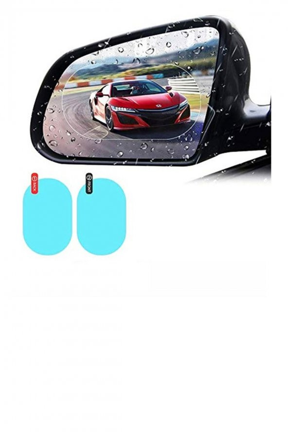 SPRENDA Oto Dış Ayna Yağmur Kaydırıcı Film Araba Yan Dikiz Aynası Filmi Buğu Önleyici 2adet
