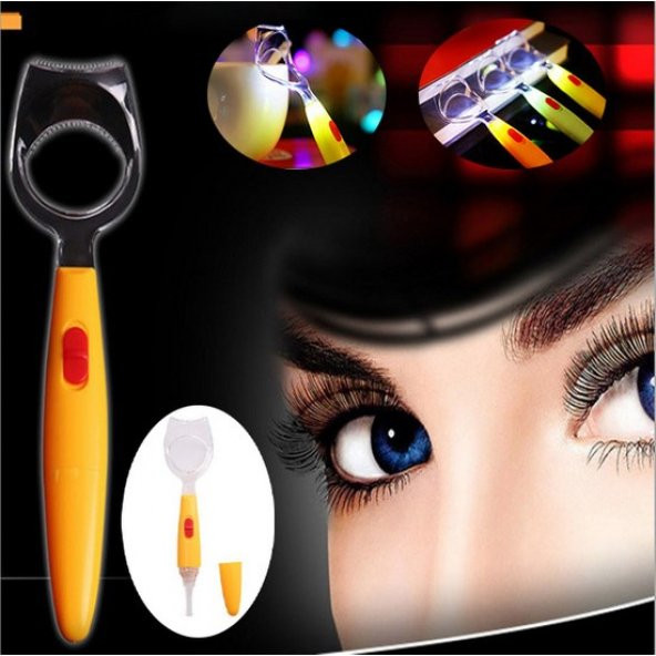 SPRENDA Kirpik Aparatı Eyeliner, Rimel Için Işıklı