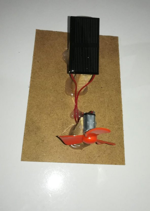 Güneş Enerjisi ile Motor Pervane Seti Enerji Dönüşümü Seti - 2