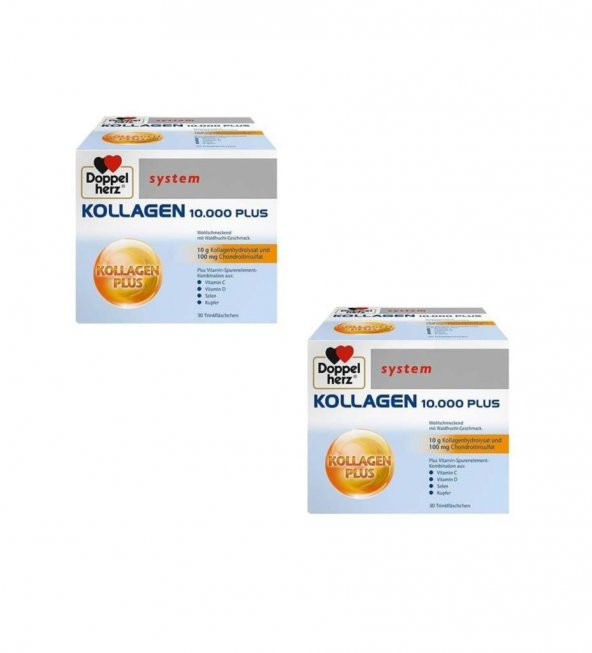 Doppelherz System Kollagen 10.000 Plus 30 X 25 Ml Flakon-2 ADET-SKT:08/2023