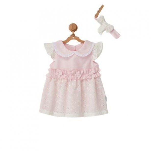 Andywawa AC22512 Floral Street Bebek Elbise Takım Pink