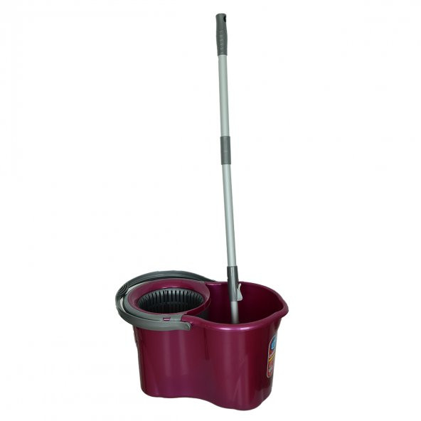 Spin Mop Temizlik Seti 360 Derece Döner Başlıklı Kova+Mop+Paspas+Sap Karışık Renk - 3