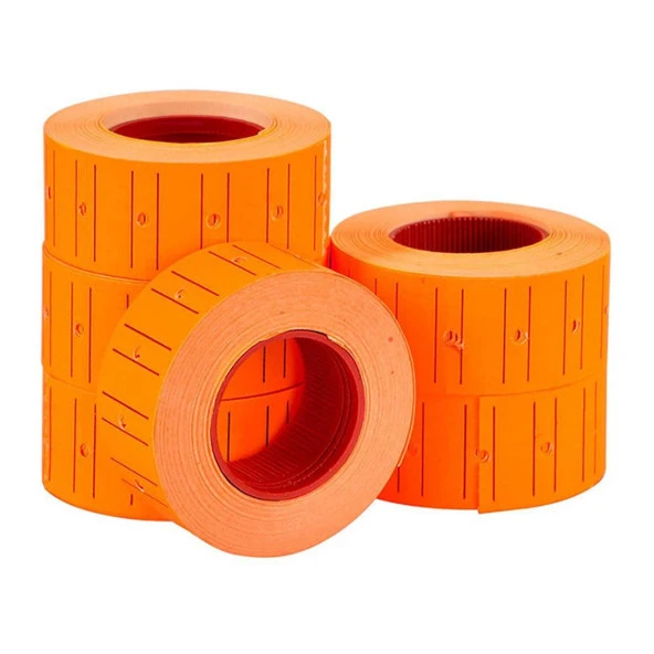 Ekstrafix 12 x 21 Fiyat Etiketi Florasn Turuncu Q (Fix-5703) (12 Rulo) ürün görseli