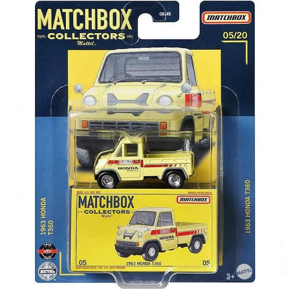 Matchbox Koleksiyon Araçları Özel Serisi GBJ48 - HFL79 1963 HONDA T360