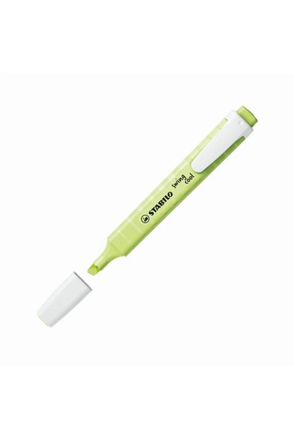 Stabilo Fosforlu Kalem Swing Cool Pastel Açık Yeşil (10 Lu Paket)