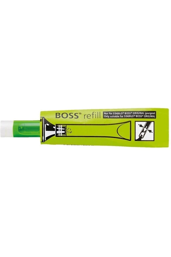Stabilo Fosforlu Kalem Boss Yedeği Yeşil 070/33 (20 Li Paket)