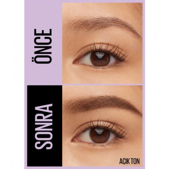 Maybelline Express Brow Satin Duo Çift Taraflı Kaş Kalemi - 01 Açık Ton - 5