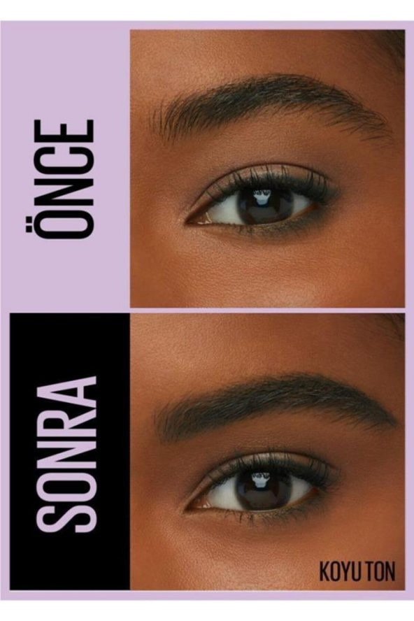 Maybelline Express Brow Satin Duo Çift Taraflı Kaş Kalemi 04 Koyu Ton 3600531640408 - Resim 5