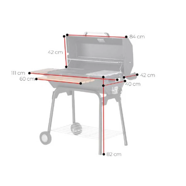 ReHome Guruss Cg075 Kömürlü Barbekü Mangal - 6