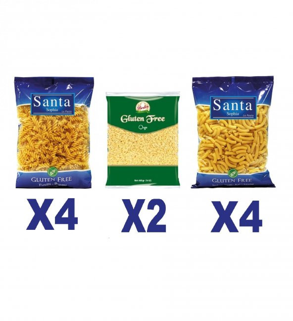 Santa Sophia Glutensiz Makarna Paketi 400 gr 10 Adet - 5