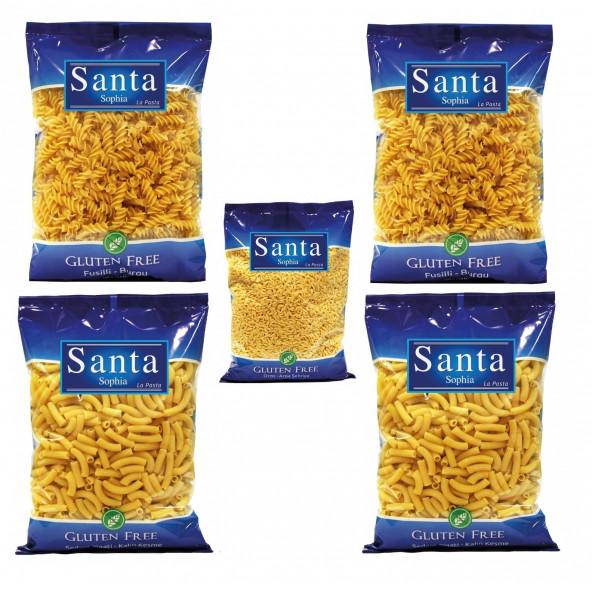 Santa Sophia Glutensiz Makarna Paketi 400 gr 5 Adet