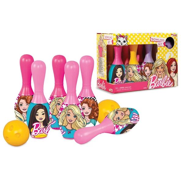 Orjinal Barbie Lisanslı Büyük Boy Bowling Oyunu