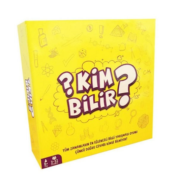 Kim Bilir? Eğlenceli Bilgi Yarışması Oyunu - Kutu Oyunu