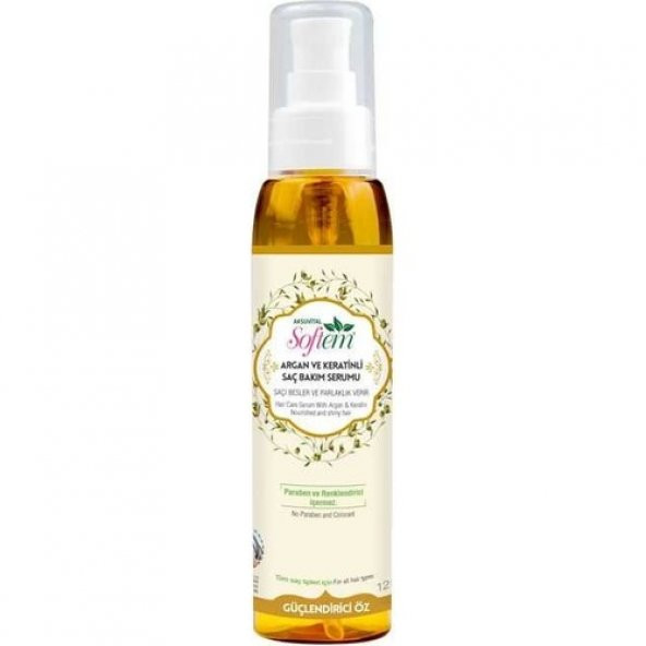 Softem Argan Ve Keratinli Saç Bakım Serumu 125 ml