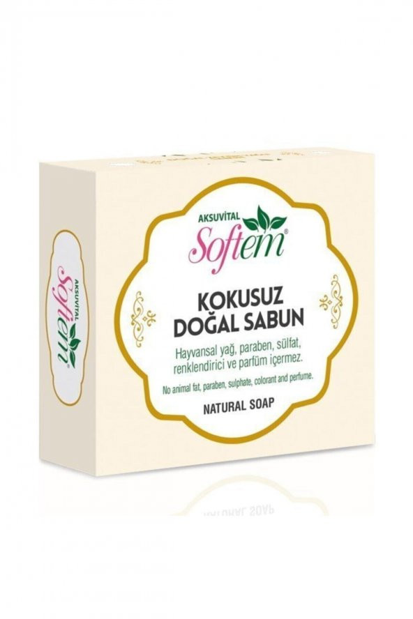 Softem Doğal Kokusuz Sabun 130 Gr