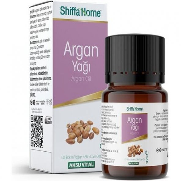 Shiffa Home Argan Yağı 10 ml (Soğuk Sıkım)