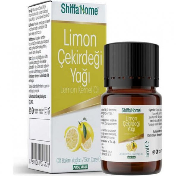Shiffa Home Limon Çekirdeği Yağı 5 ml