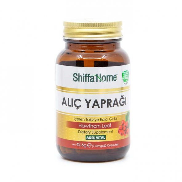 Shiffa Home Alıç Yaprağı 60 Kapsül - 3