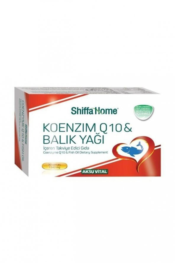 Shiffa Home Koenzım Q10 & Balık yağı 30 Softjel