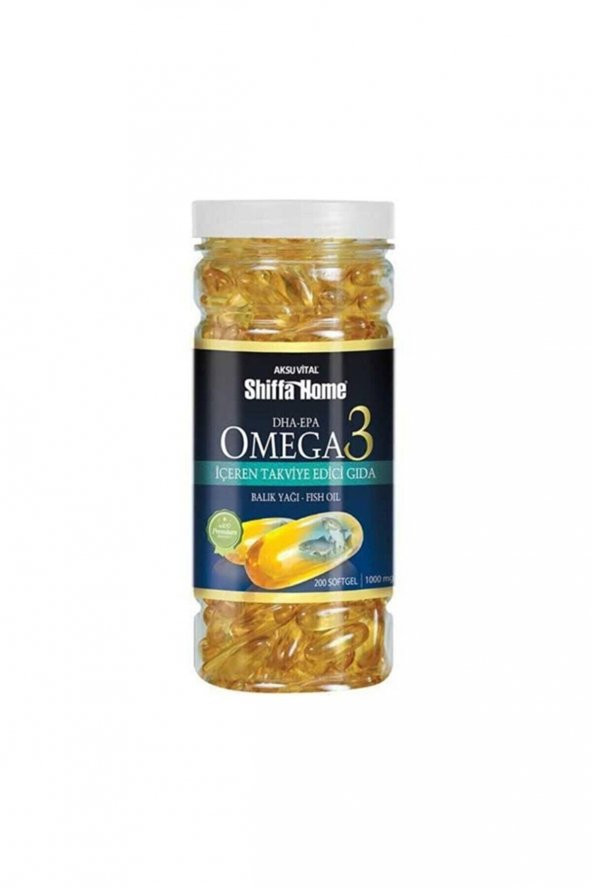 Shiffa Home Omega 3 1000 mg 200 kapsül