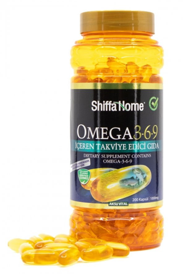 Shiffa Home Omega 3-6-9 Softjel 200 kapsül 1000mg - 2