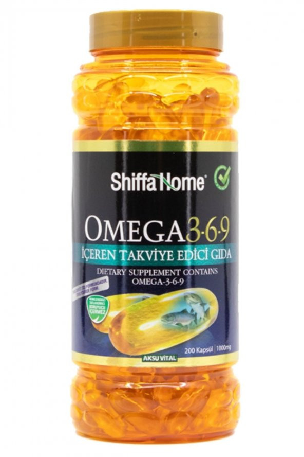 Shiffa Home Omega 3-6-9 Softjel 200 kapsül 1000mg