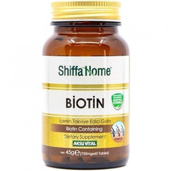 Shiffa Home Biotin 60 Tablet 750 mg