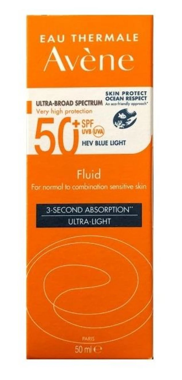 Avene Ultra Light Fluid Spf 50+ Güneş Kremi 50ML