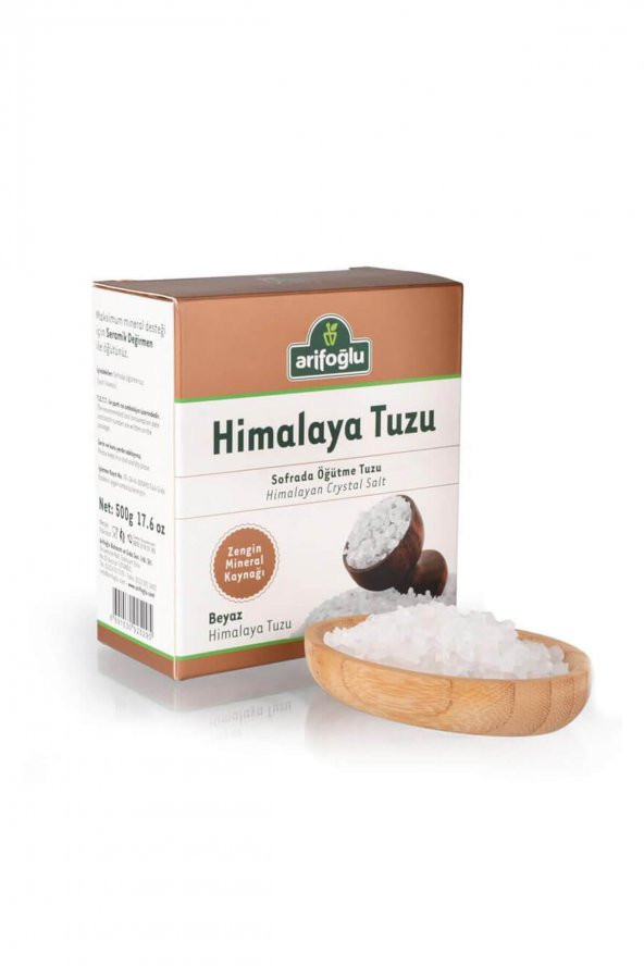 Arifoğlu Sofrada Himalaya Beyaz Öğütme Tuzu 500 g ürün görseli 1
