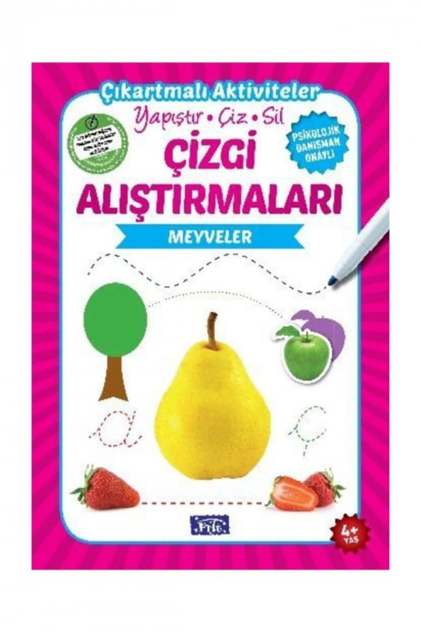 Meyveler - Çizgi Alıştırmaları