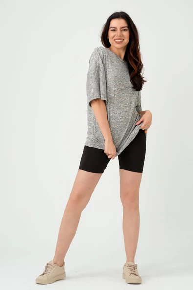Nisanca Oversize Unisex T-Shirt - Sevgili Kombini- Tek Adet - 5