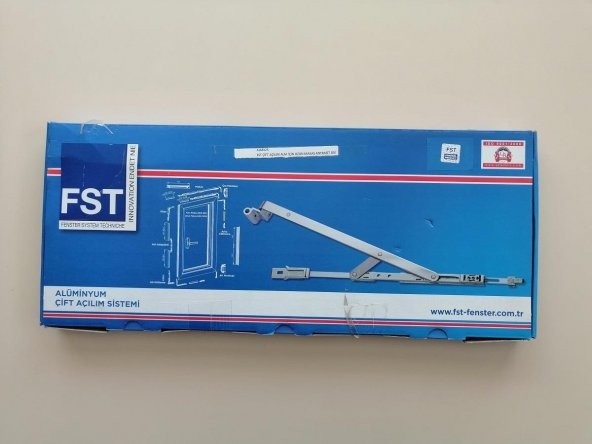 FST ÇİFT AÇILIM ALM İÇİN UZUN MAKAS  ANTRASİT GRİ - 2