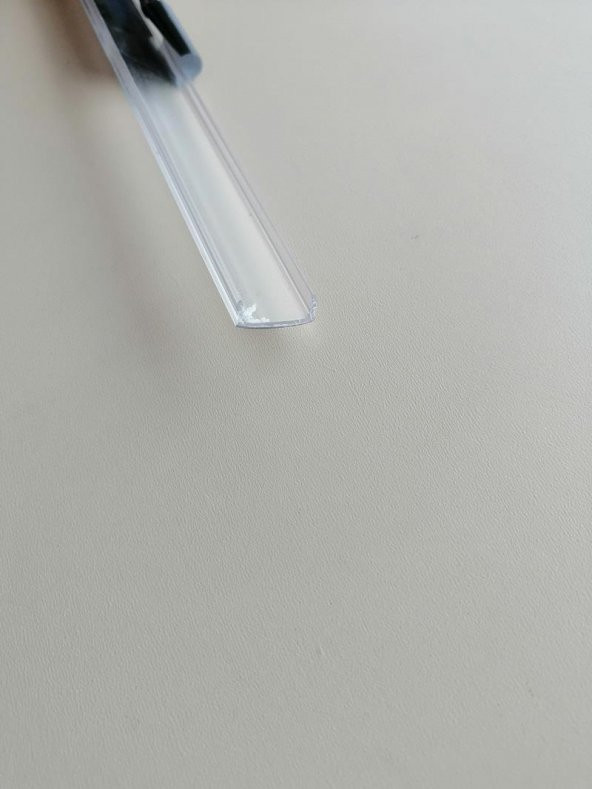 LED PROFİLİ KAPAĞI ŞEFFAF  PLASTİK 3,00  MT - 3