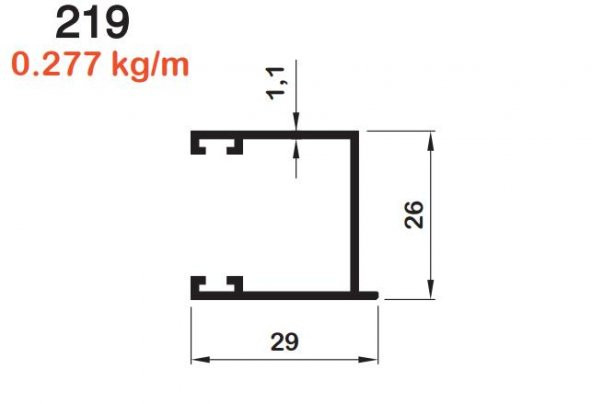 FİTİLLİ PANJUR U SU BEYAZ YVZ-3901  / 6,5  MT