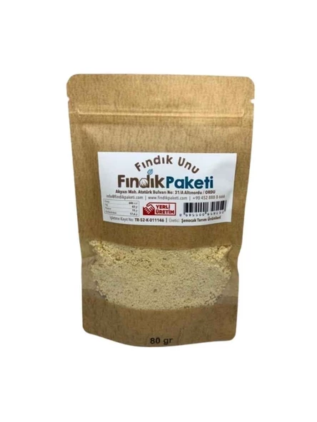 Fındık Paketi Fındık Unu 80 gr