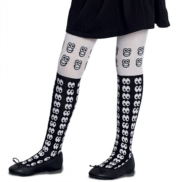 Penti Siyah Look to Look Kız Külotlu Çorap - Kışlık Kız Külotlu Çorabı 2-3 Yaş
