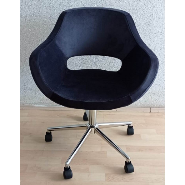 Ofis Koltuğu Krom Metal Ayaklı Döküm Süngerli