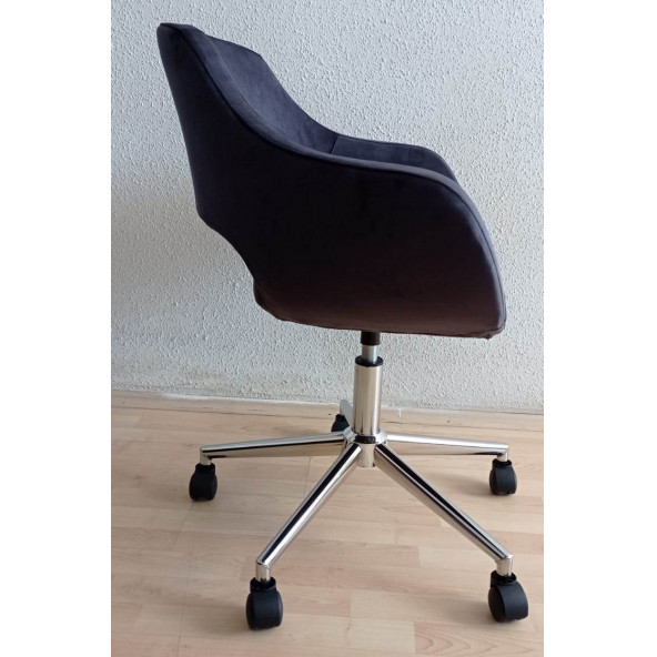 Ofis Koltuğu Krom Metal Ayaklı Döküm Süngerli - 3