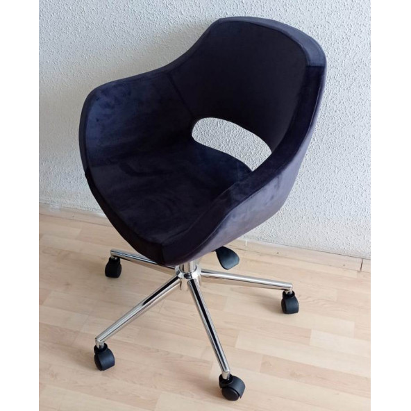 Ofis Koltuğu Krom Metal Ayaklı Döküm Süngerli - 5