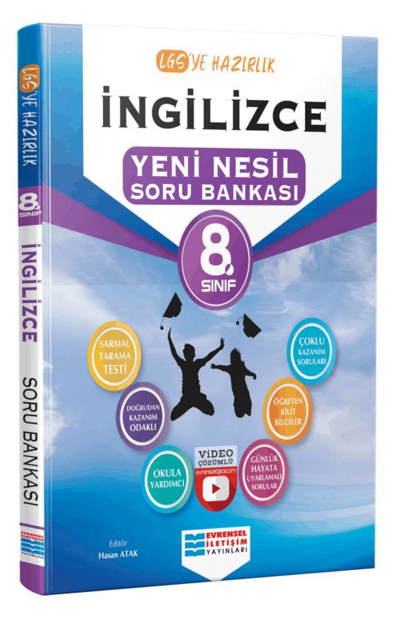 8.Sınıf İngilizce Yeni Nesil Soru Bankası - Evrensel İletişim Yayınları