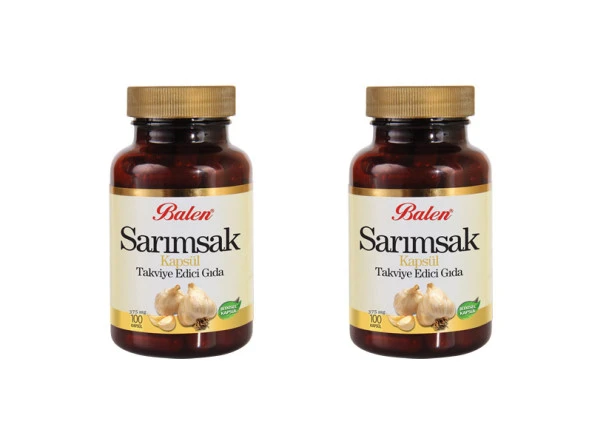 2 Adet Balen Sarımsak Kapsül 300 mg x 100 Kapsül