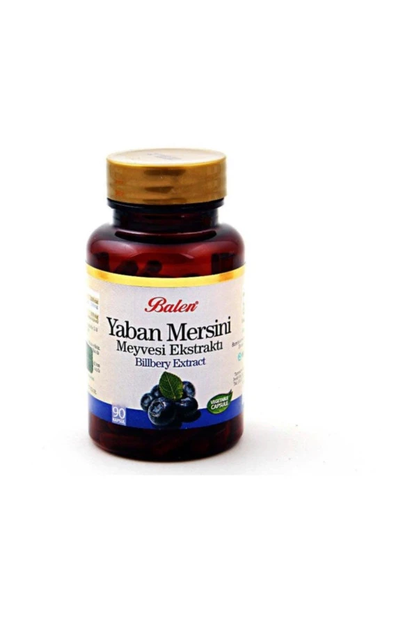 Balen Yaban Mersini Ekstraktı (Bilbery) 400 Mg 90 Kapsül