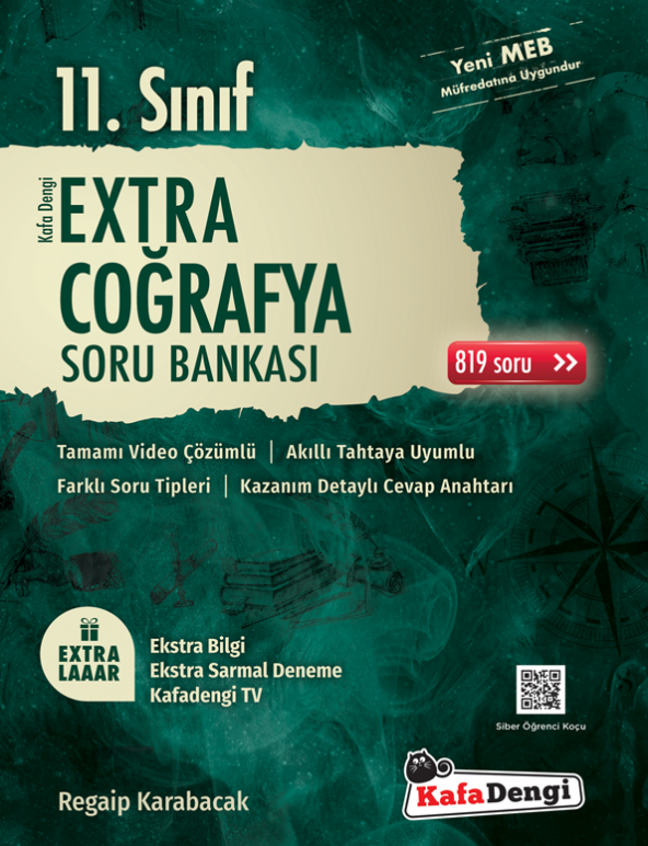 11.Sınıf Extra Coğrafya Soru Kitabı (Tümü Video Çözümlü)