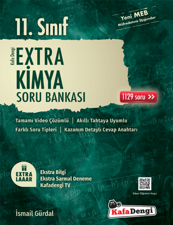 11.Sınıf Extra Kimya Soru Bankası (Tümü Video Çözümlü)