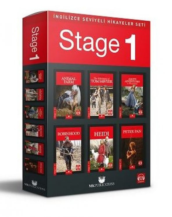 İngilizce Hikaye Seti Stage 1 (6 Kitap Takım) - 1