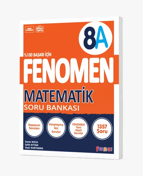 8. Sınıf Matematik Soru Bankası (A) - Fenomen Okul Yayınları