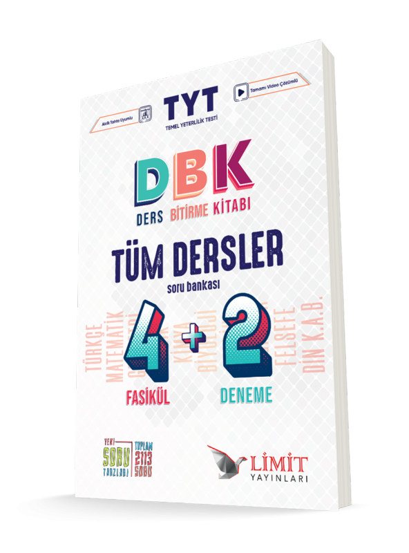 TYT 4+2 Tüm Dersler DBK Soru Bankası - Limit Yayınları
