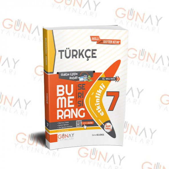 7. Sınıf Bumerang Etkinlikli Türkçe - Günay Yayınları