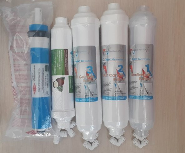 Best Water Su Arıtma Filtresi 5 li Set Filmtec Membran